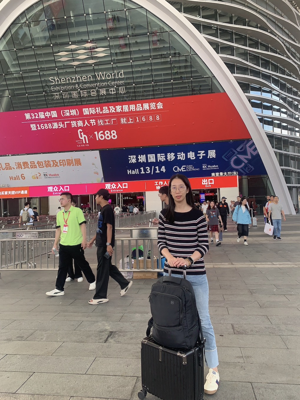 Quick Chan at an international trade exhibition